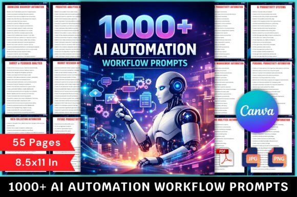 1000 AI Automation Workflow Prompts: A Practical Guide for Streamlining Workflows