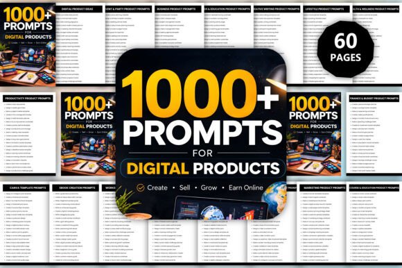 1000 Prompts for Digital Products