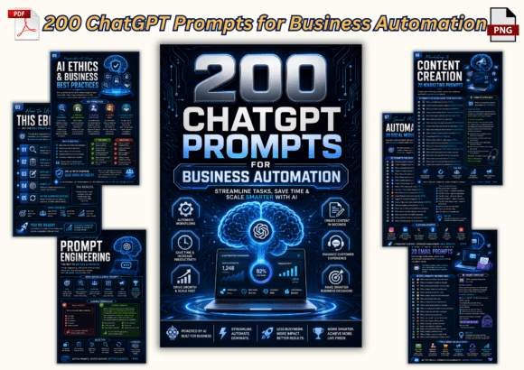 200 ChatGPT Prompts for Business Automat: Transform Your Workflow with AI