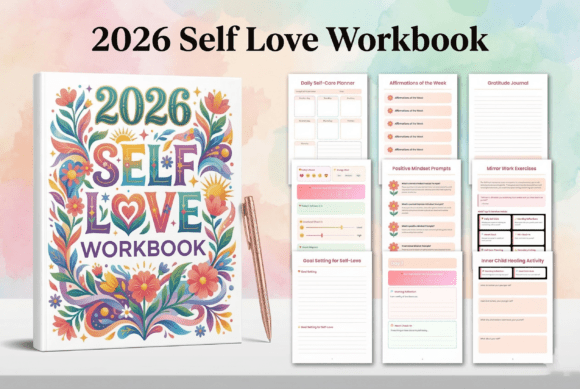 2026 Self Love Workbook – Nurture Your Confidence Embrace Your True Self