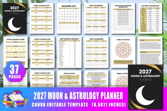 2027 Moon Astrology Planner: A Strategic Tool for Aligning Intentions with Cosmic Rhythms