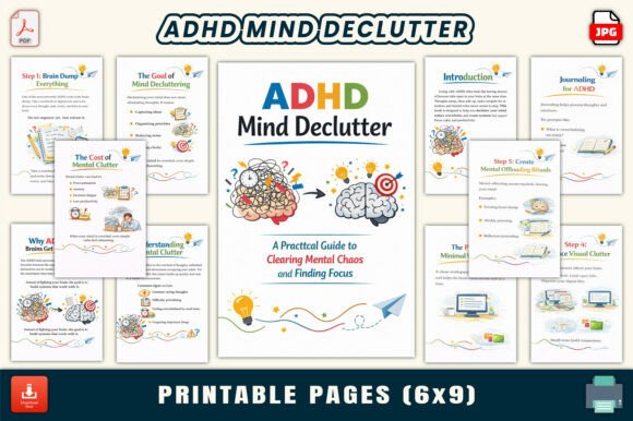ADHD Mind Declutter – A Practical Guide to Finding Clarity and Focus