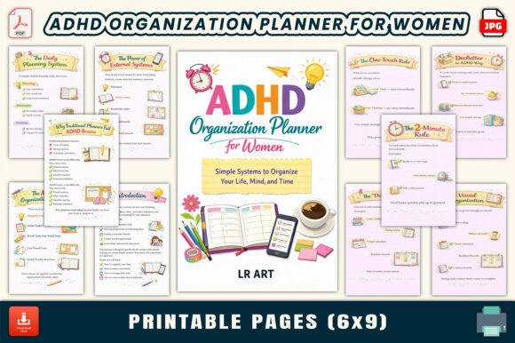 ADHD Organization Planner for Women