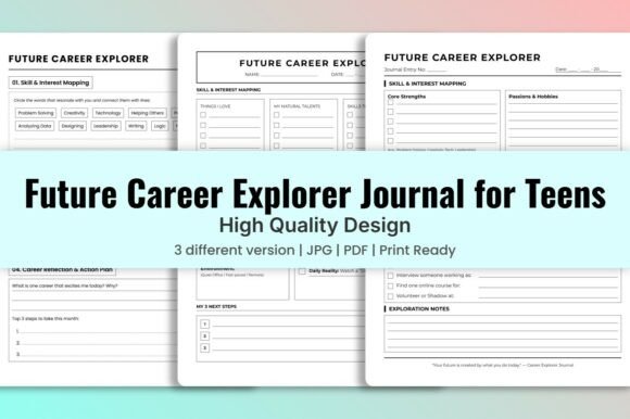 Career Explorer Journal KDP Interior