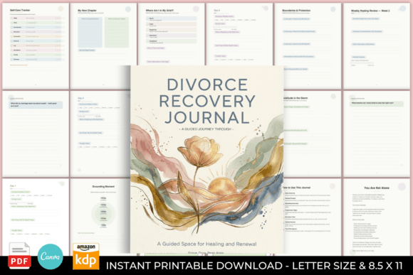 Divorce Recovery Journal: Heal • Reflect • Rebuild Your Life with Strength