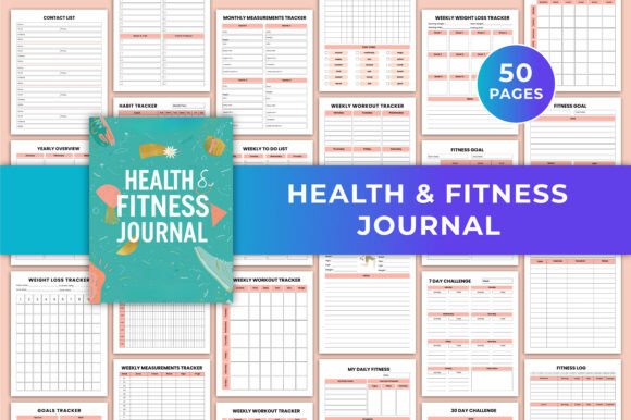 Health Fitness Journal Canva KDP: A Versatile Tool for Tracking Progress and Goals