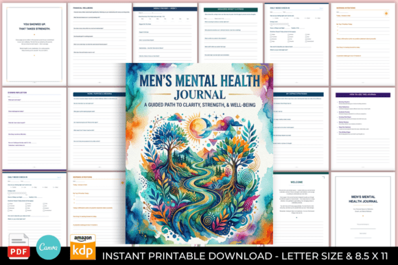 Men’s Mental Health Journal: A Guided Path to Clarity and Strength
