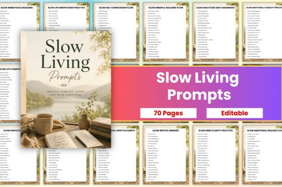 Slow Living Prompts for Mindful Living