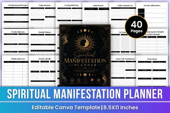 Spiritual Manifestation Planner Goals