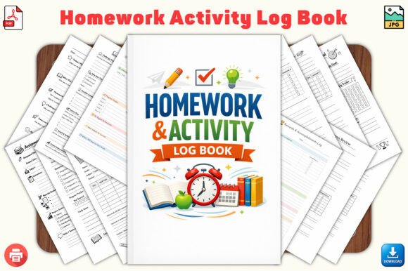 The Homework Activity Log Book: A Modern Tool for Academic and Professional Productivity